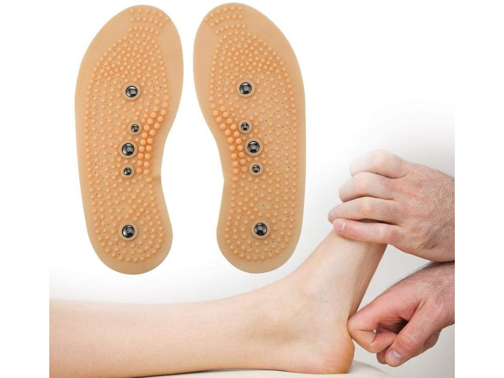 masážní magnetické vložky do bot